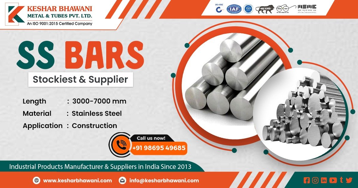 Supplier of SS Bars in Rajasthan