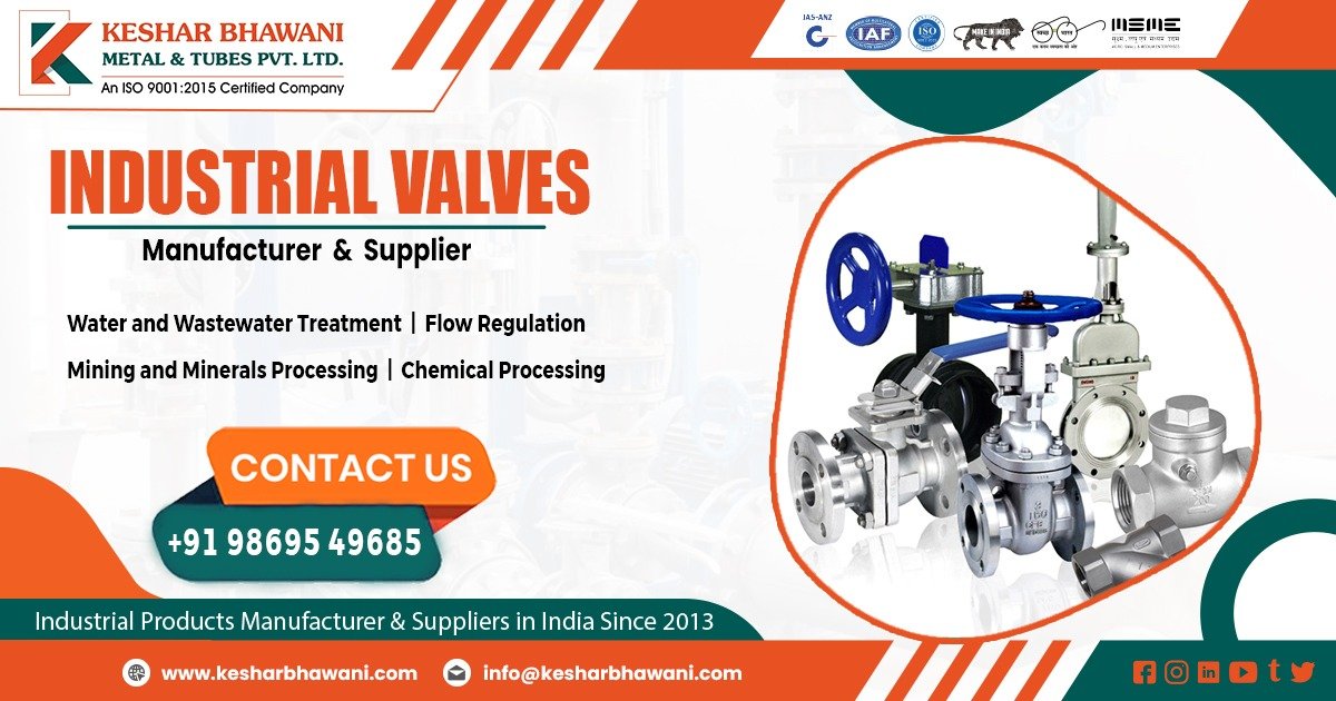 Supplier of Industrial Valve in Gujarat