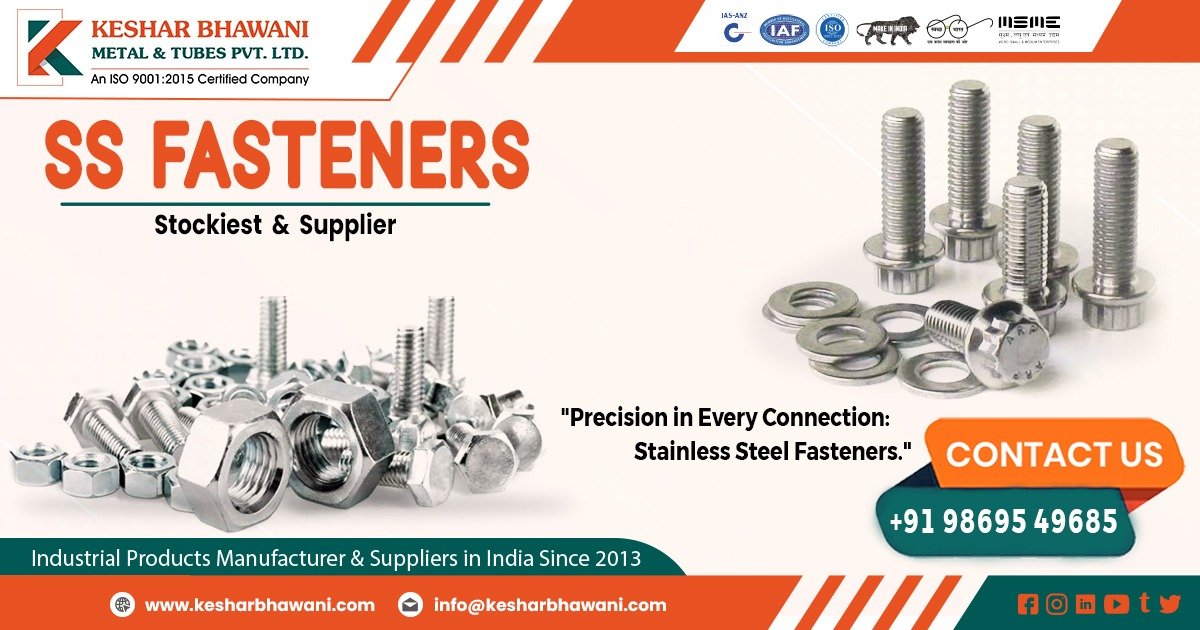 Supplier of SS Fasteners in Rajasthan