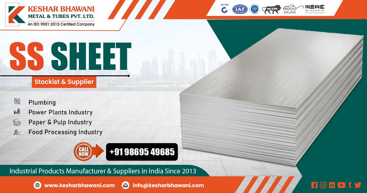 Supplier of Stainless Steel Sheet in Bihar