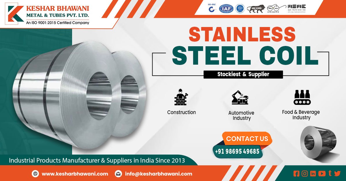 Supplier of Stainless Steel Coil in Tamil Nadu