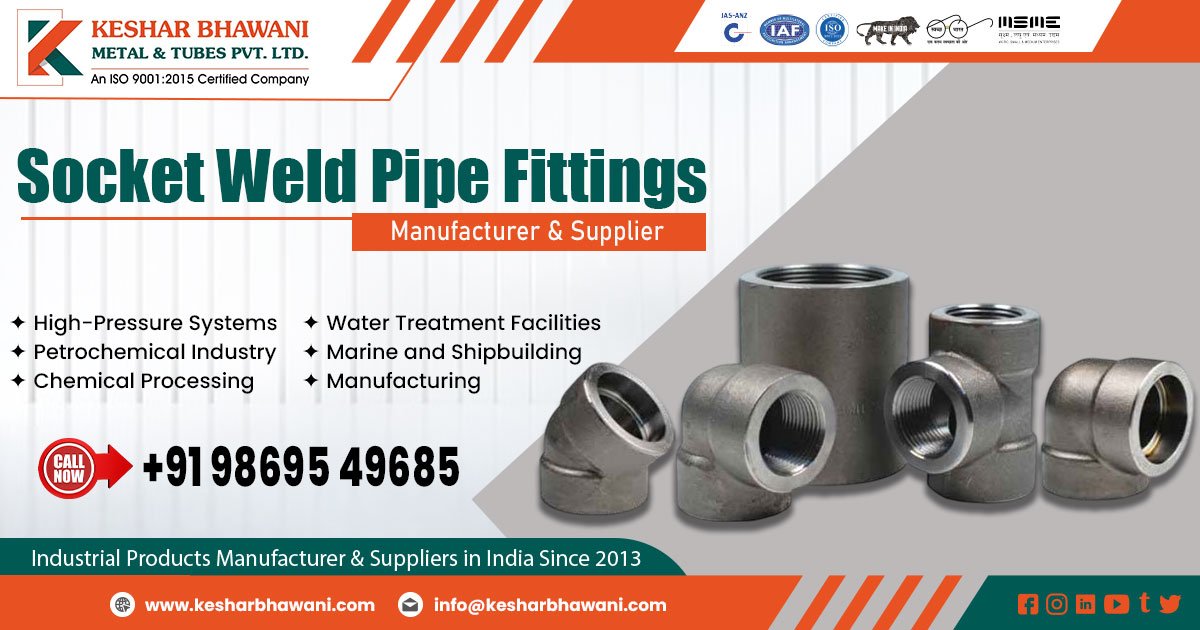 Supplier of Socket Weld Pipe Fittings in Maharashtra