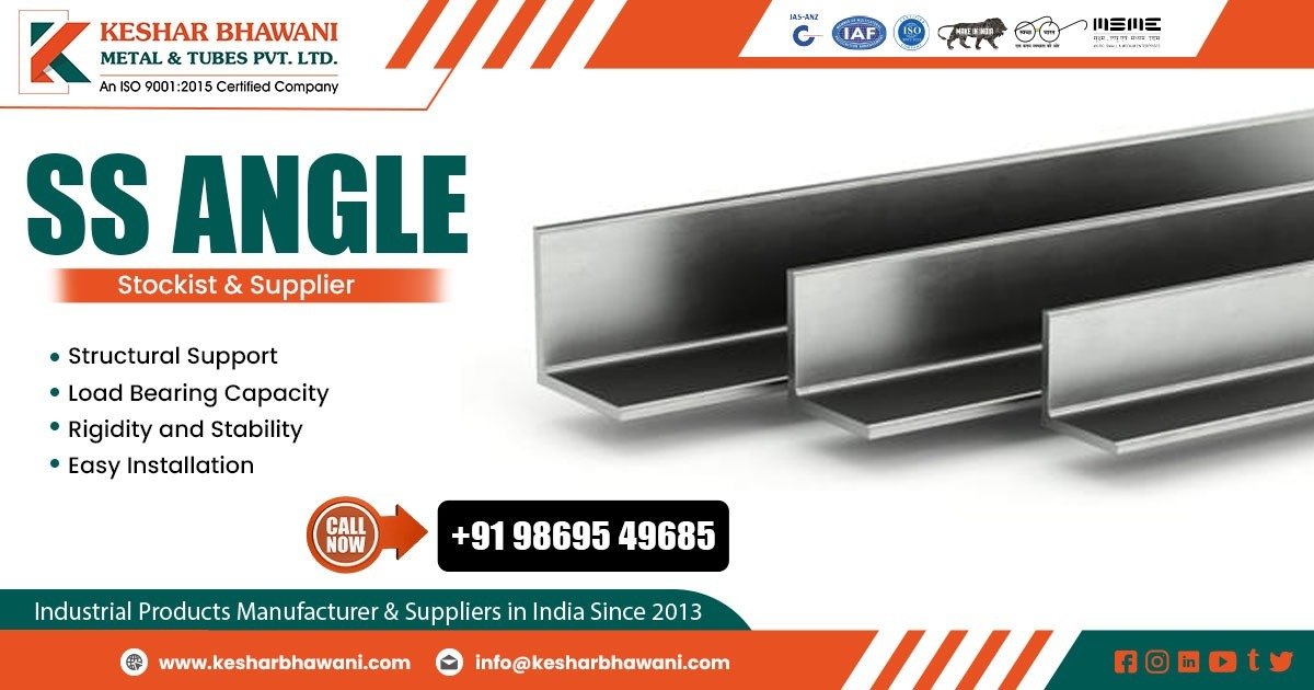 Supplier of SS Angle in Punjab