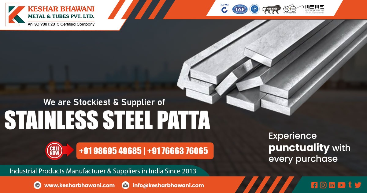 Stainless Steel Patta Supplier in Assam