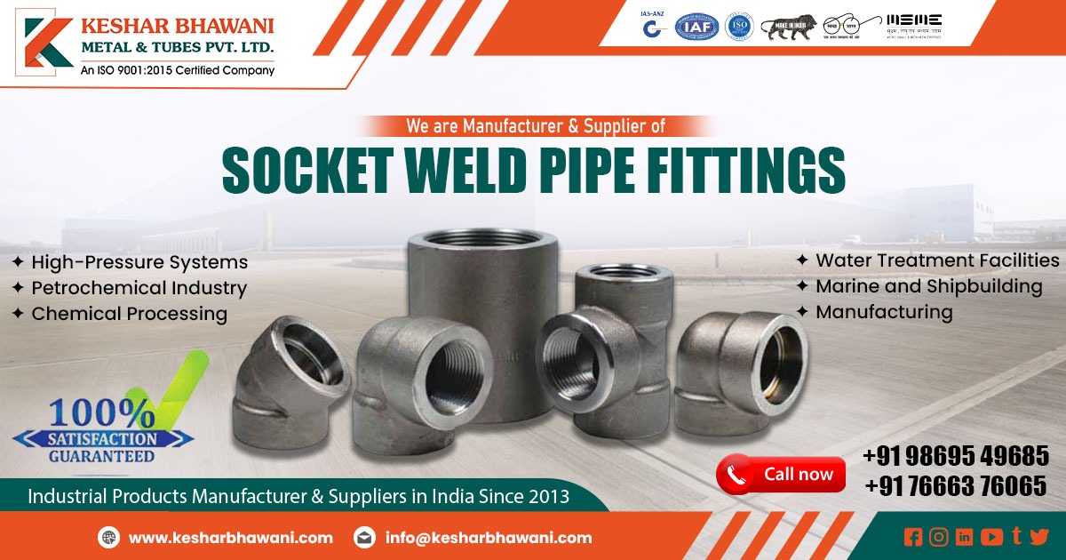 Socket Weld Pipe Fittings Supplier in Maharashtra