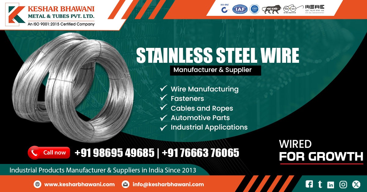 Stainless Steel Wires Supplier in Chhattisgarh