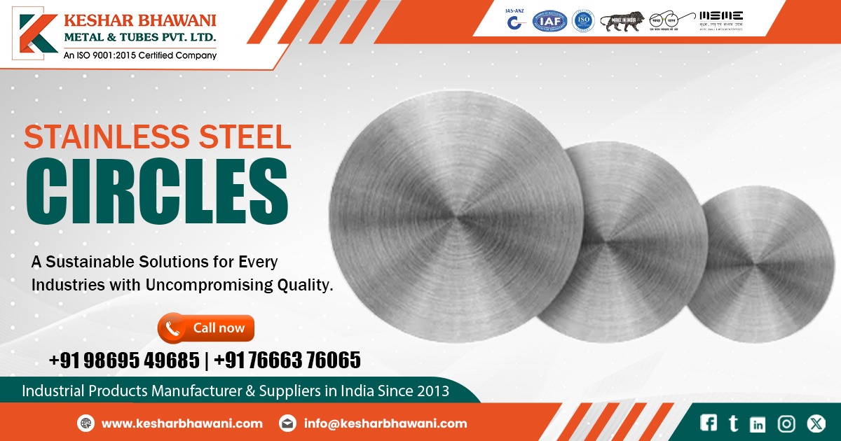 Stainless Steel Circles Supplier in Tamil Nadu