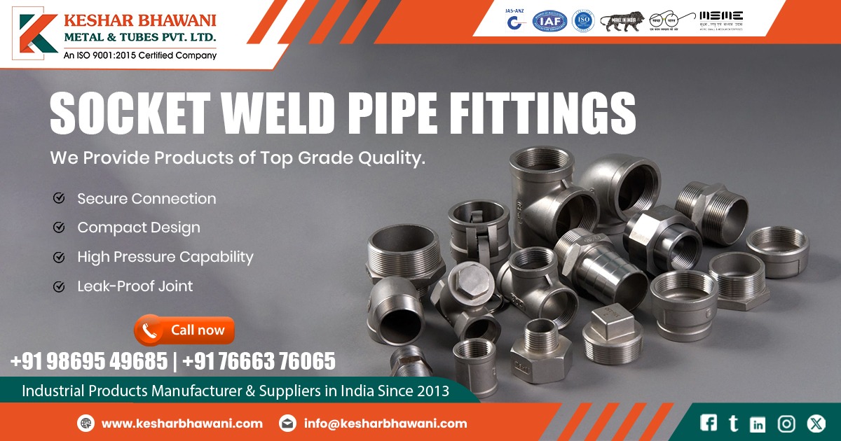 Socket Weld Pipe Fitting Supplier in Gujarat