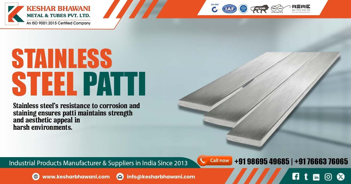 Stainless Steel Patti in Rajasthan