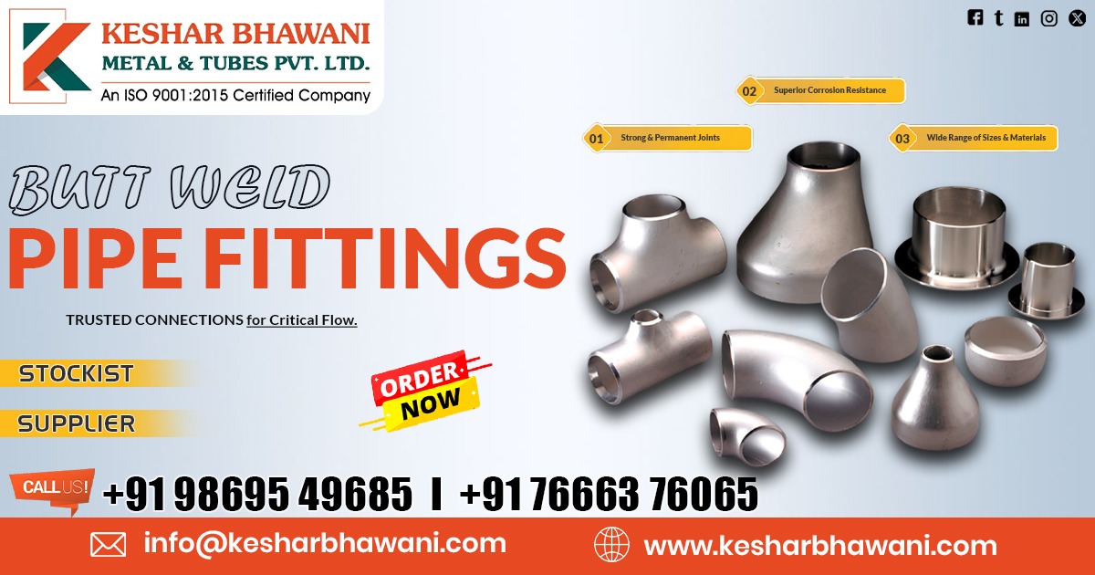 Butt Weld Pipe Fittings in Karnataka