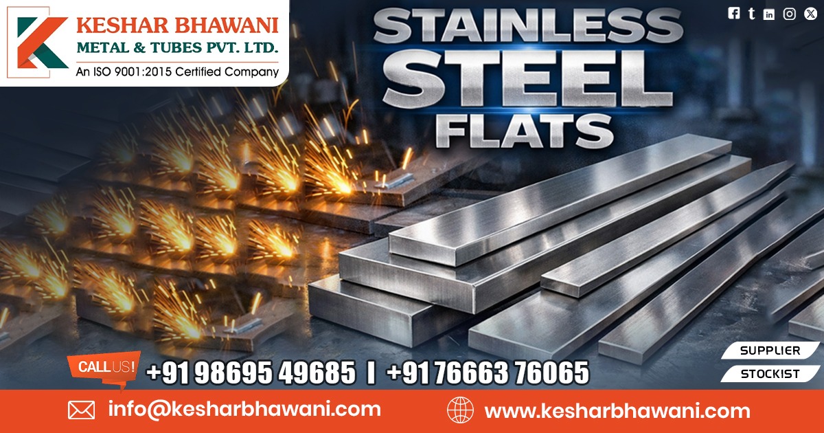 Stainless Steel Flats Supplier in Rajkot providing high-quality SS flats