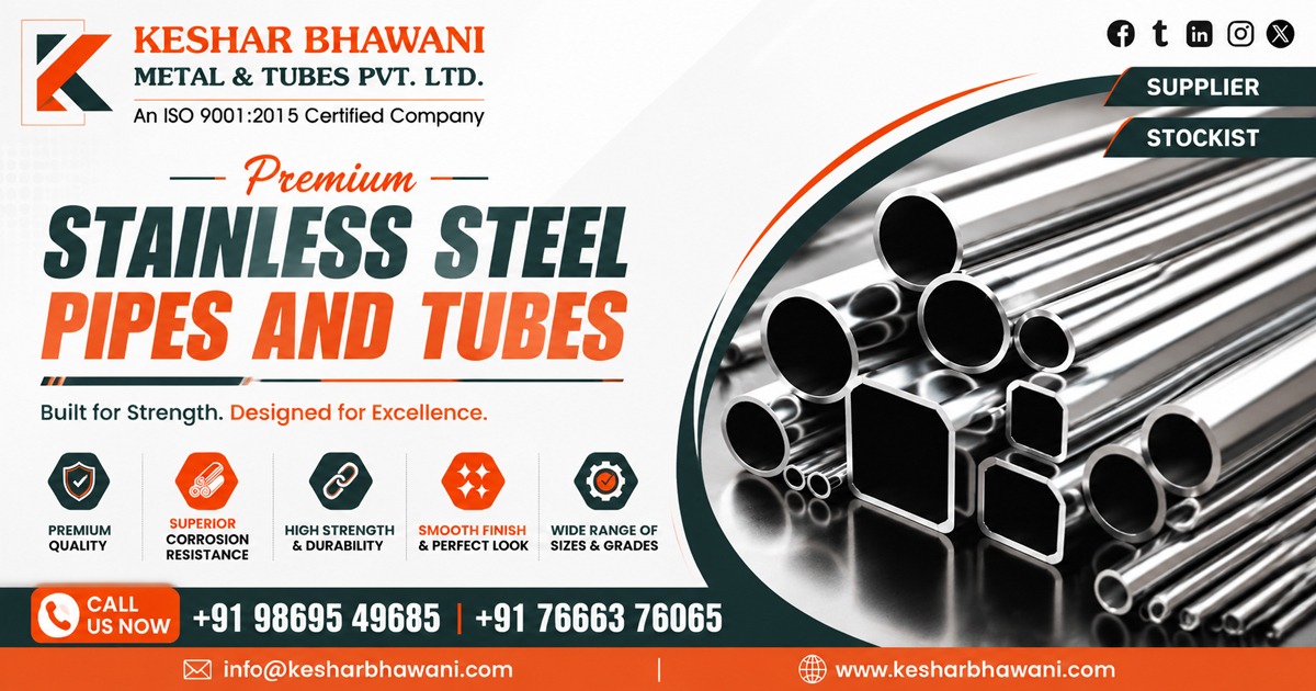 Stainless Steel Pipes And Supplier In Gujarat