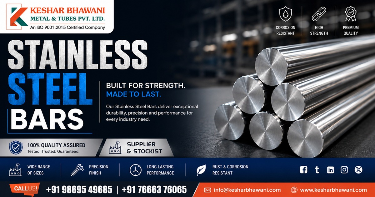 High-Quality Stainless Steel Bars In Rajasthan