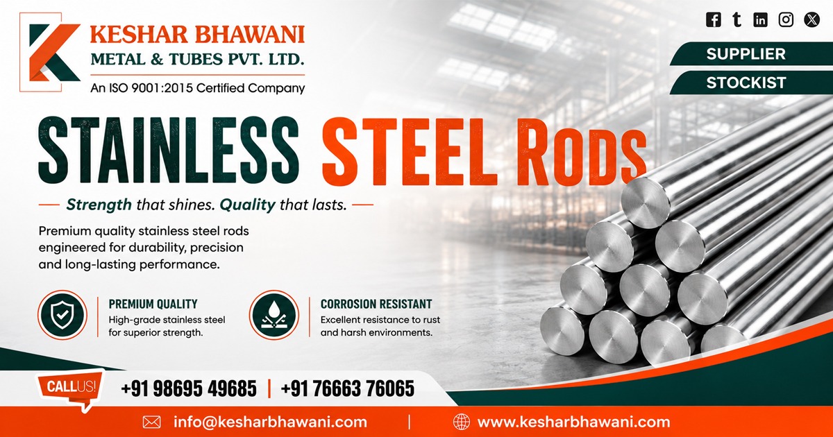 Get High-Quality Stainless Steel Rods Supplier In India