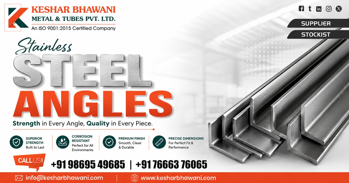 Premium Stainless Steel Angle Supplier in Madhya Pradesh