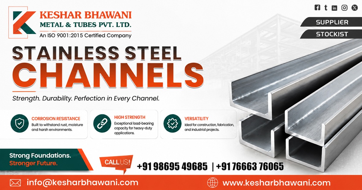 Stainless Steel Channels Supplier West Bengal