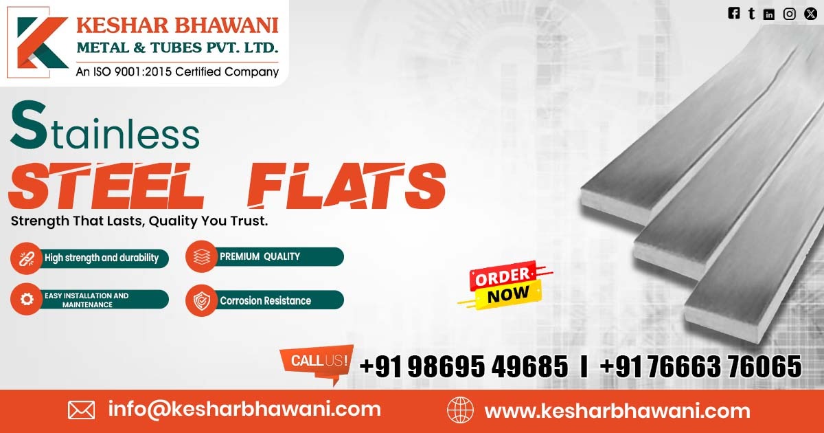 Top Stainless Steel Flat Manufacturer And Supplier In India