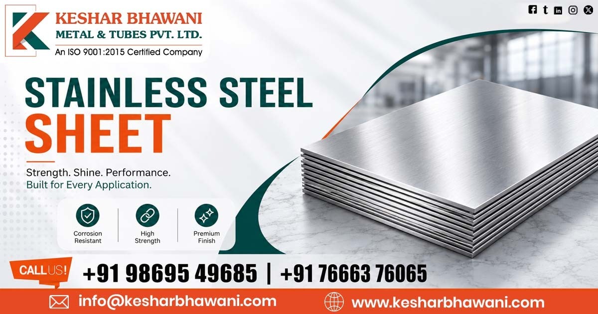 High-Quality Stainless Steel Sheets Supplier In Rajasthan