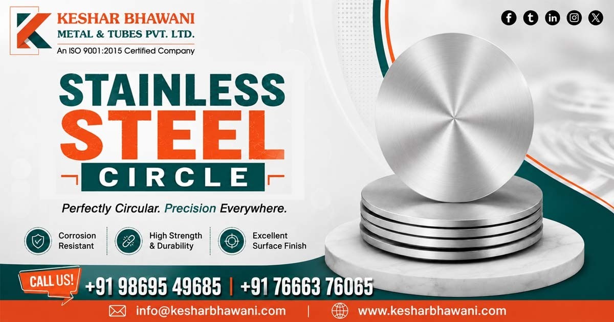 Stainless Steel Circle Supplier In Haryana