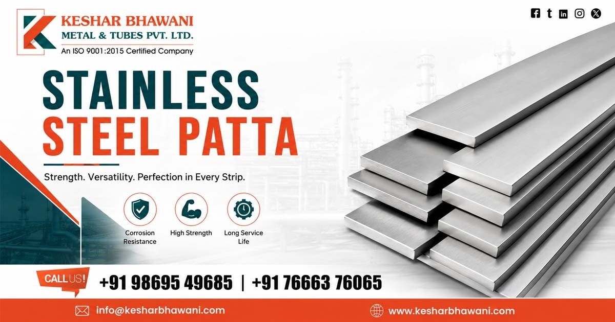 Stainless Steel Patta Supplier In Sikkim