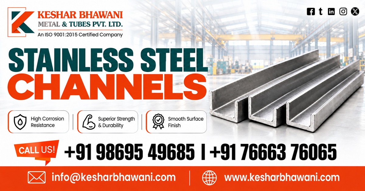 Stainless Steel Channels Supplier In West Bengal