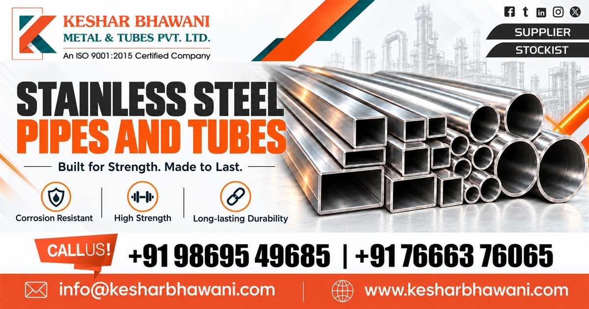 Stainless Steel Pipes and Tubes Supplier In Sikkim